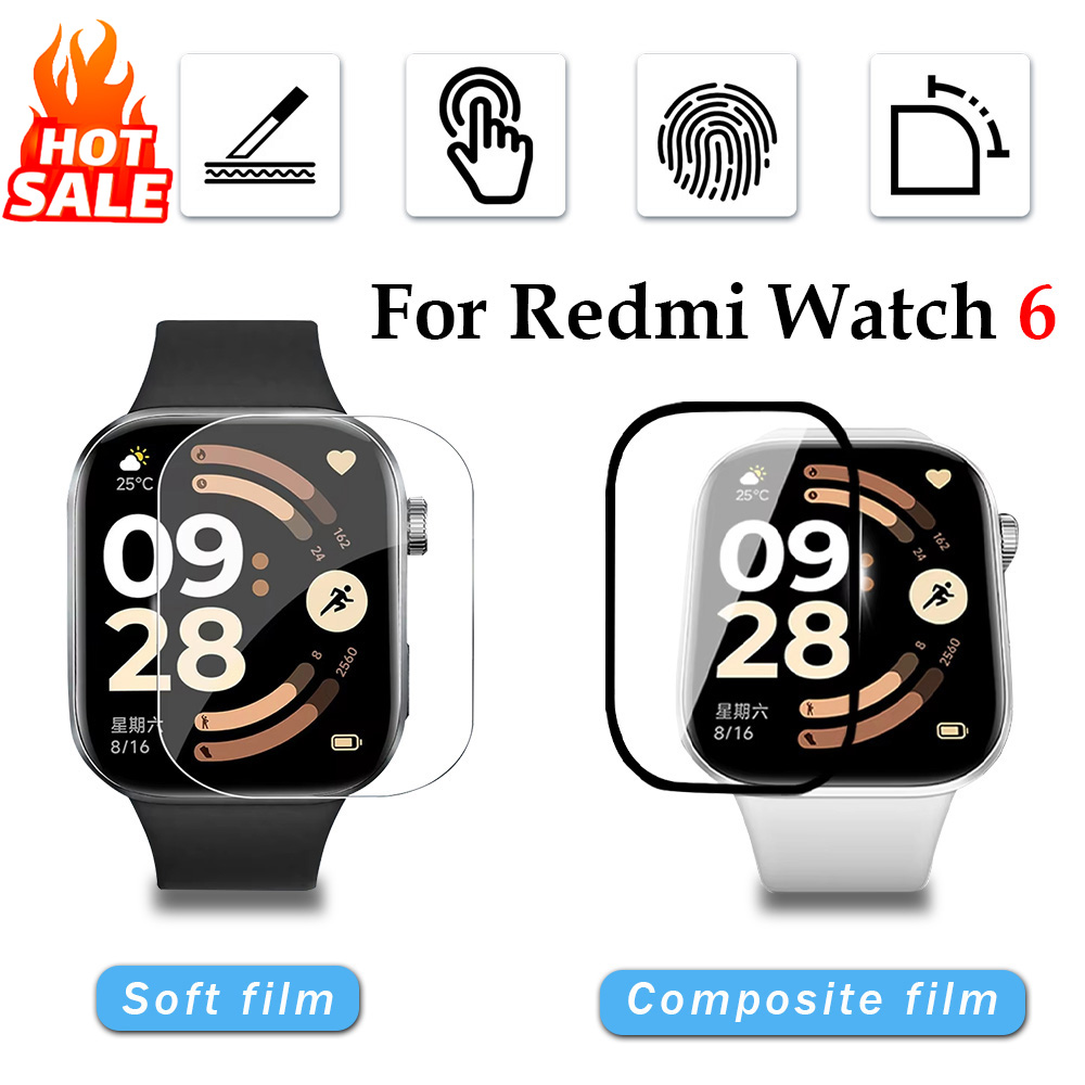 Xiaomi Smartwatch Accessories - 1-5 adet yumuşak Film Xiaomi Redmi