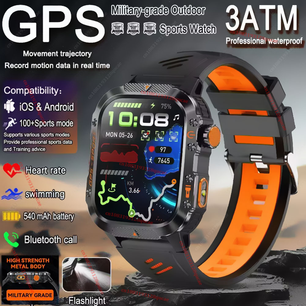Smartwatch X12 - 2026 Askeri Dış Mekan Akıllı Saat