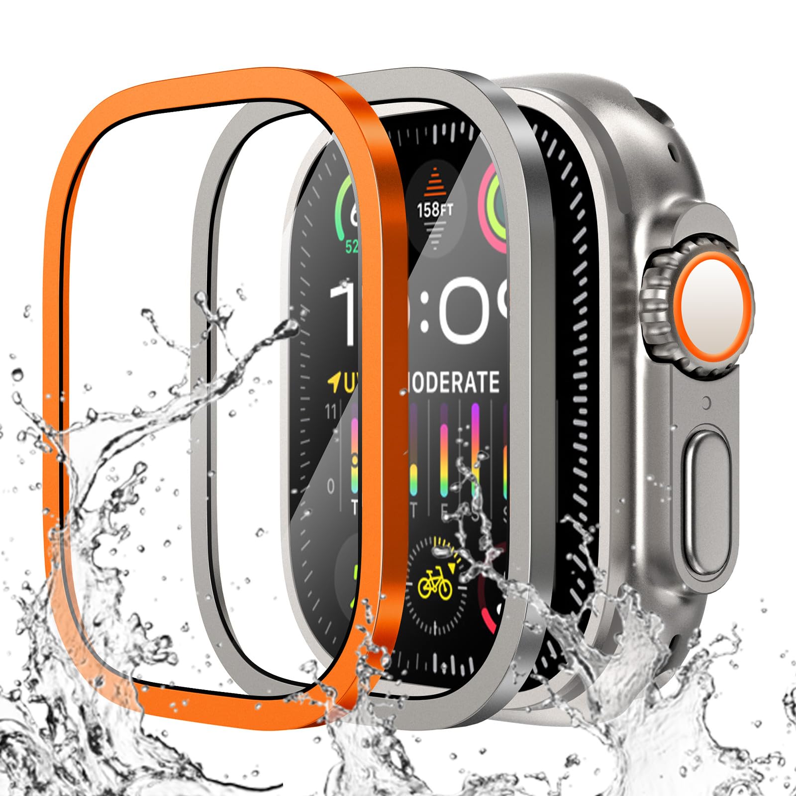 Apple Smartwatch Accessories - Apple Watch Ultra için Temperli Cam