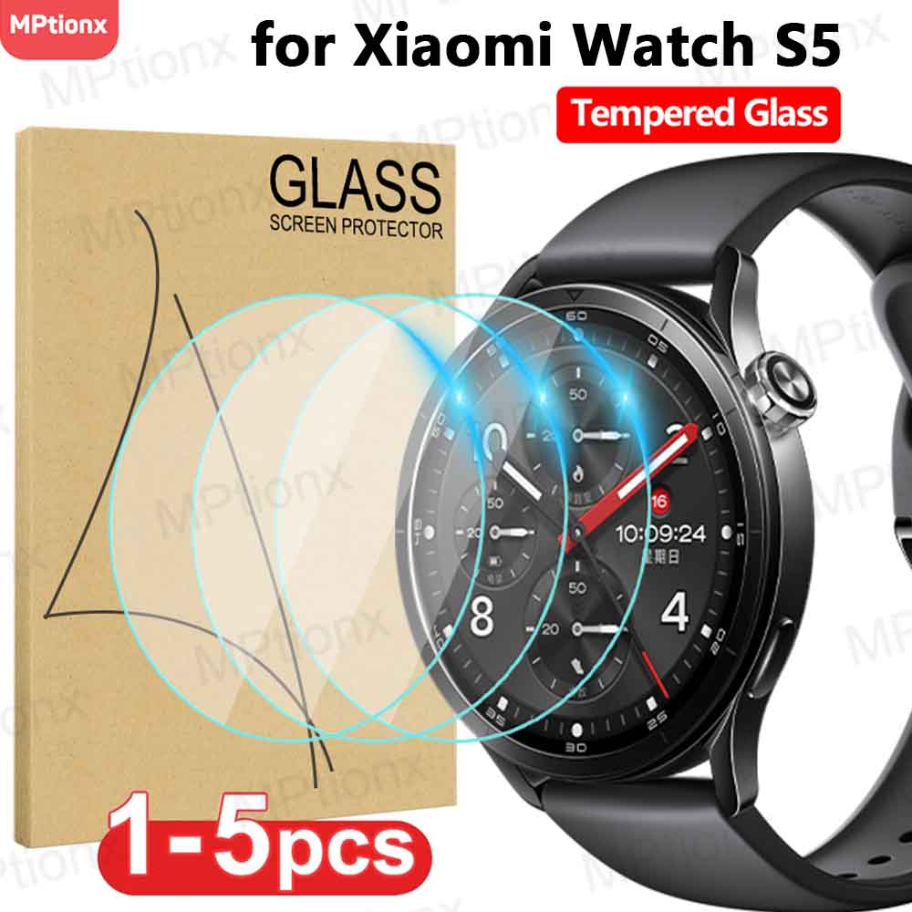Xiaomi Smartwatch Accessories - Xiaomi Watch S5 için temperli cam