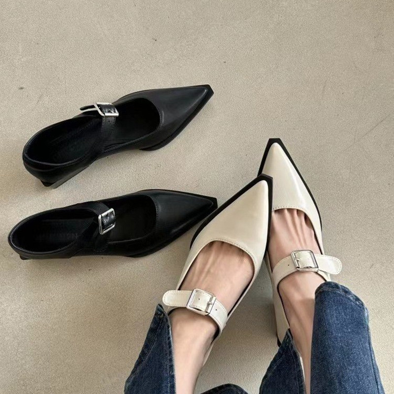 Leather Classic Strap - *Moda Mary Jane Ayakkabıları Kadın İlkbahar