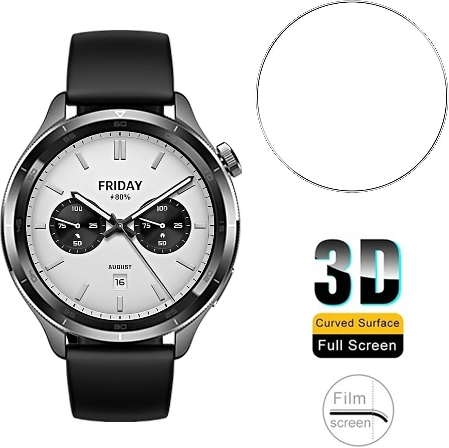 3 adet temperli cam Smartwatch - Xiaomi Smartwatch Accessories incelemesi ve fiyatı