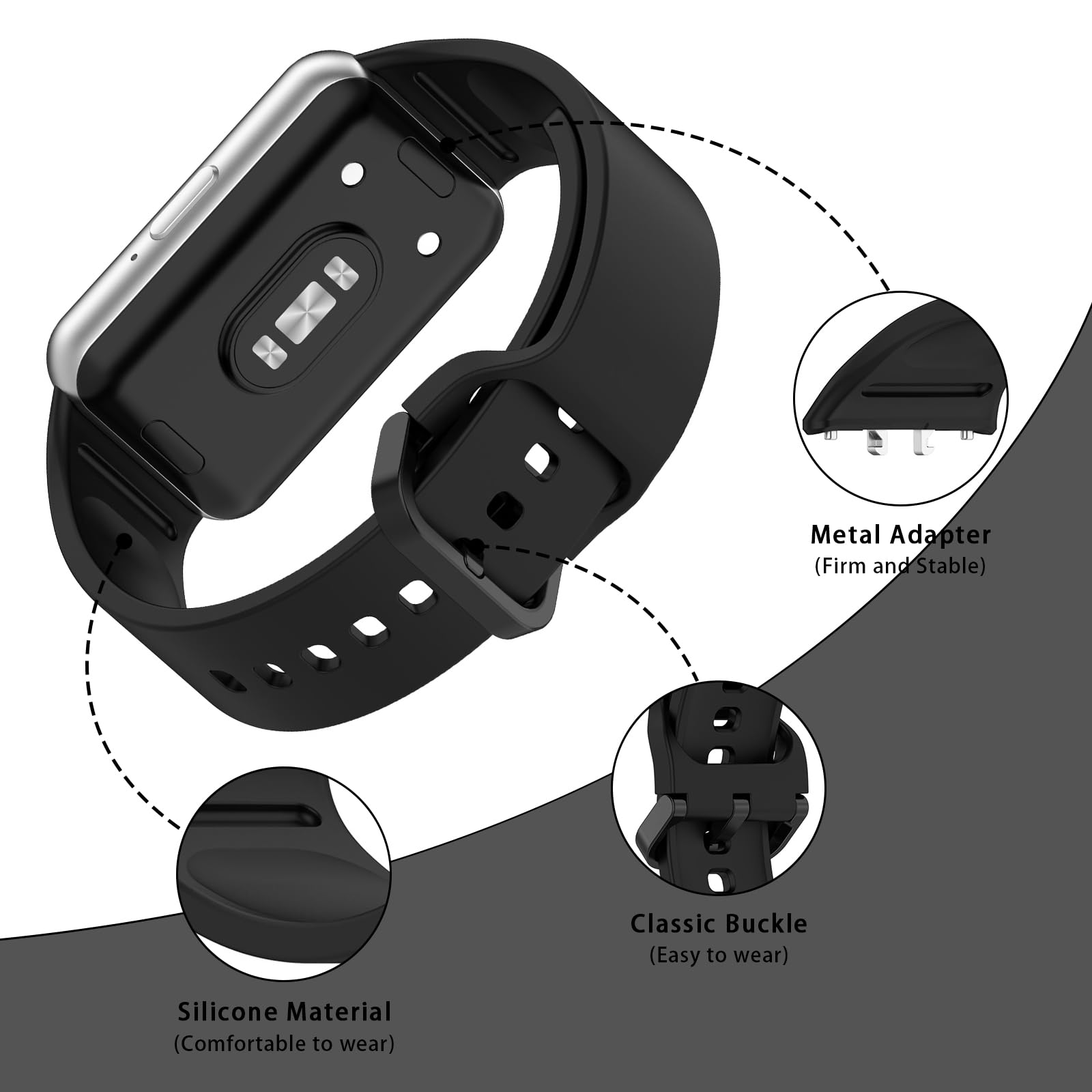Samsung Galaxy Fit3 Band için  - Smartwatch Watch Accessories incelemesi ve fiyatı