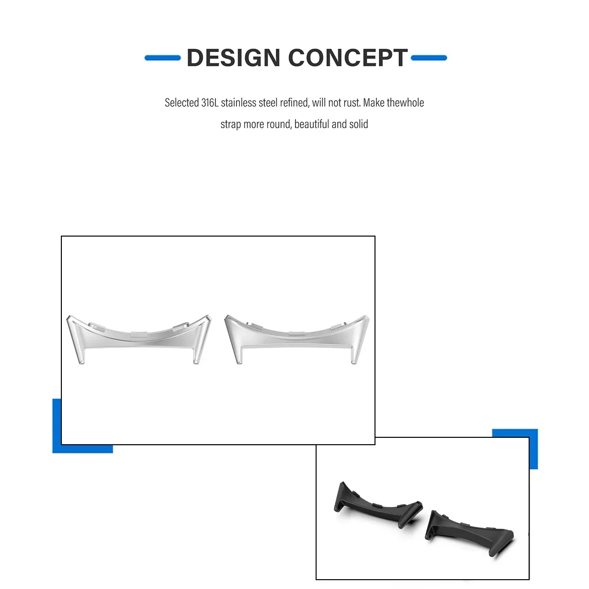 2 adet saat kayışı konnektör a - Smartwatch Straps & Accessories incelemesi ve fiyatı