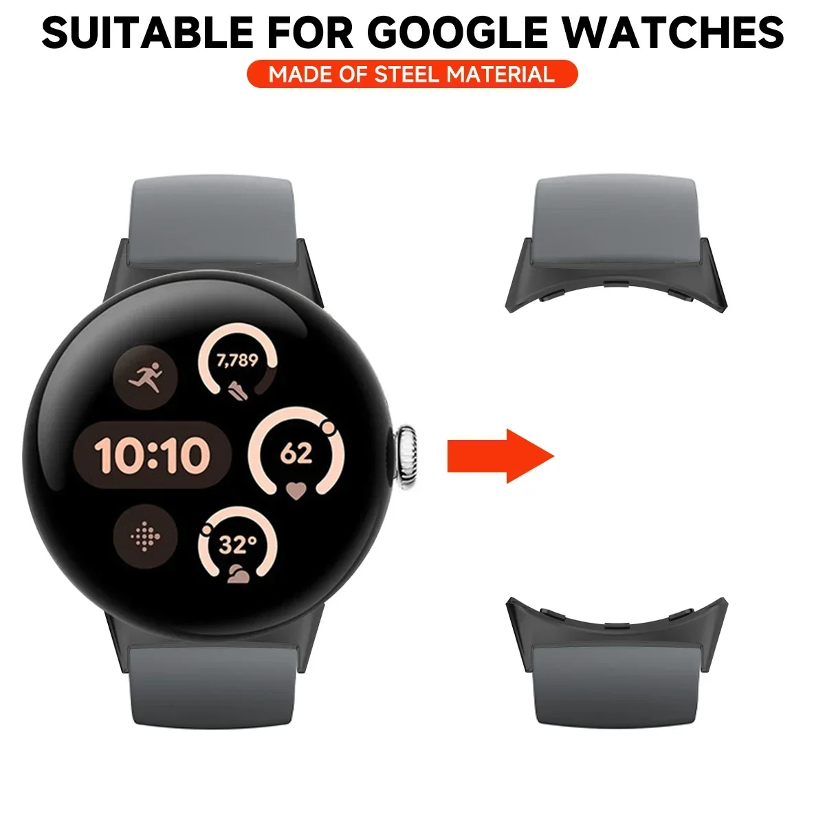 2 adet saat kayışı konnektör a - Smartwatch Straps & Accessories incelemesi ve fiyatı