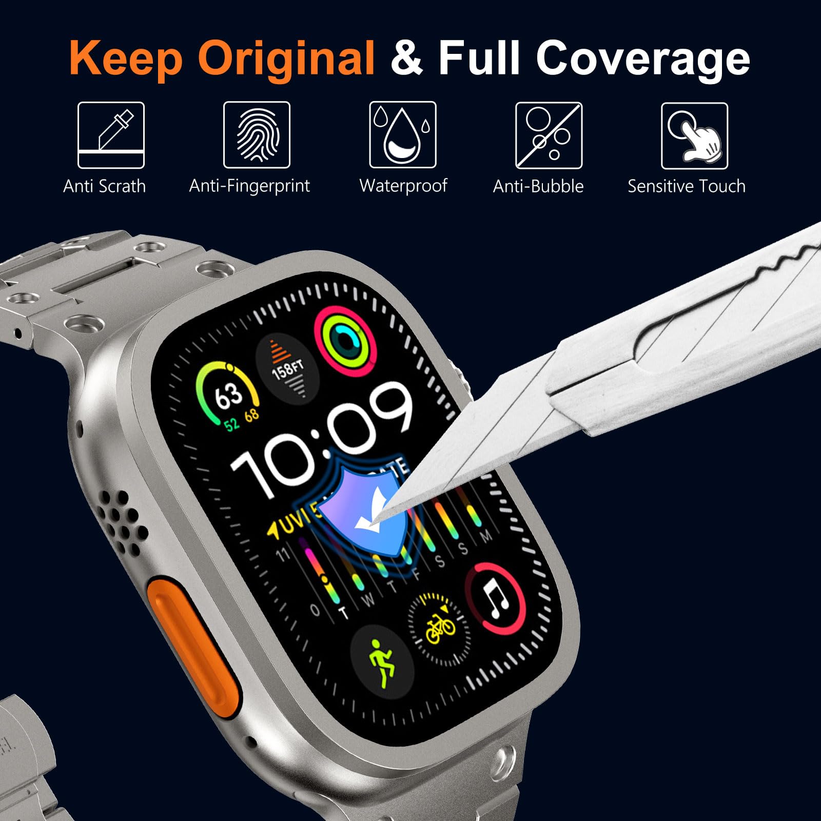 Apple Watch Ultra için Temperl - Apple Smartwatch Accessories incelemesi ve fiyatı