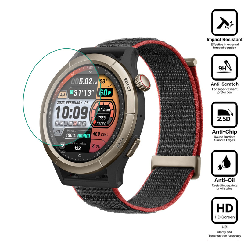 Sert cam Smartwatch için HD te - Amazfit Smartwatch Accessories incelemesi ve fiyatı