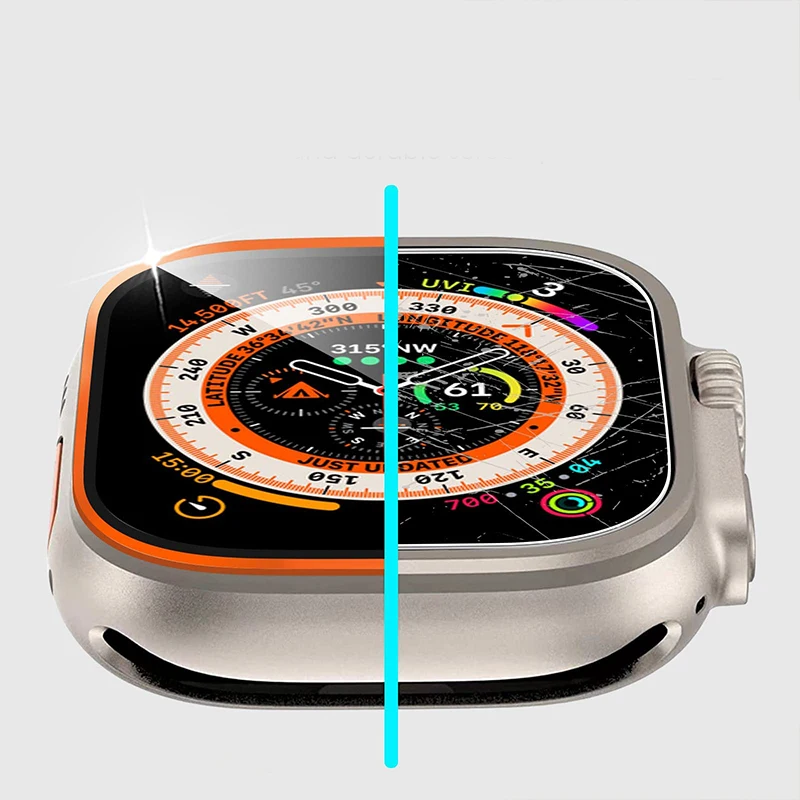 Apple için temperli cam izle U - Smartwatch Straps & Accessories incelemesi ve fiyatı