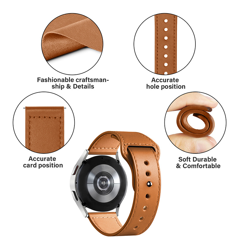 Deri saat kayışı Samsung Galax - Titan Smartwatch Accessories incelemesi ve fiyatı