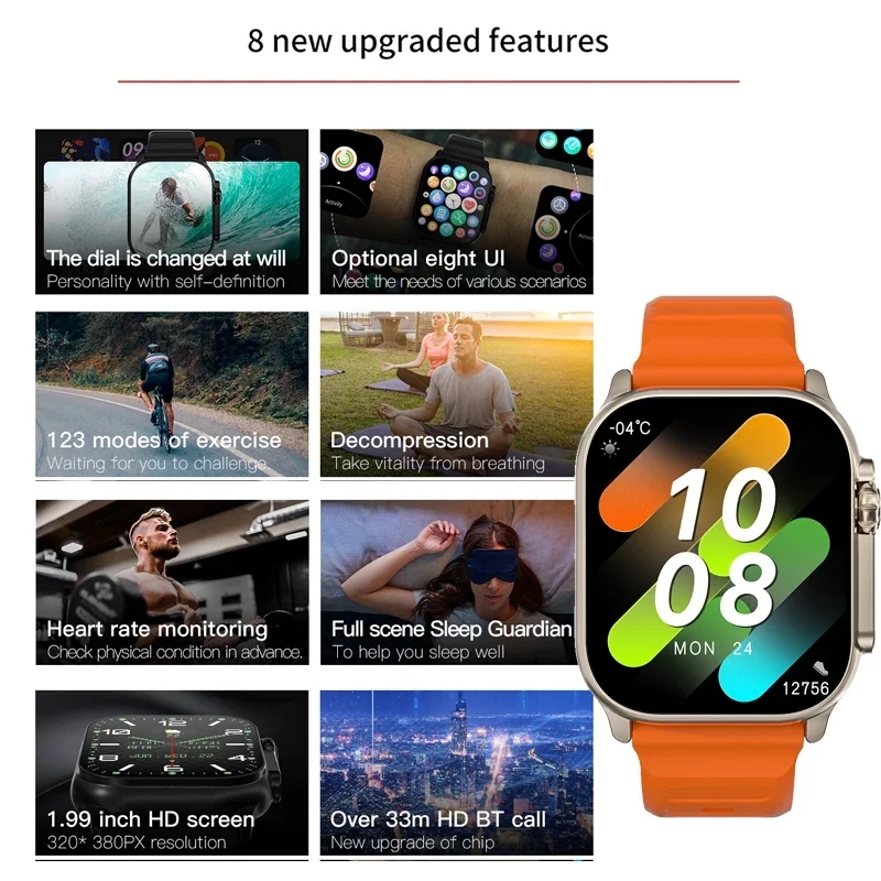 Orijinal T900 Ultra 2 akıllı s - Smartwatch X12 incelemesi ve fiyatı
