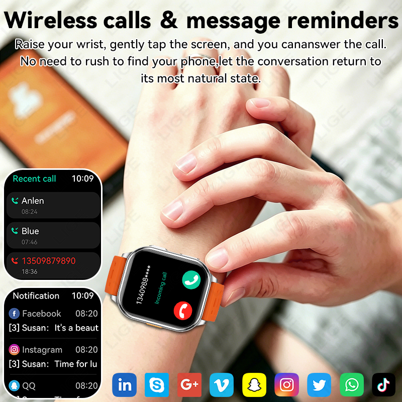 LIGE 2026 Kamera Akıllı Saat E - Smartwatch X12 incelemesi ve fiyatı