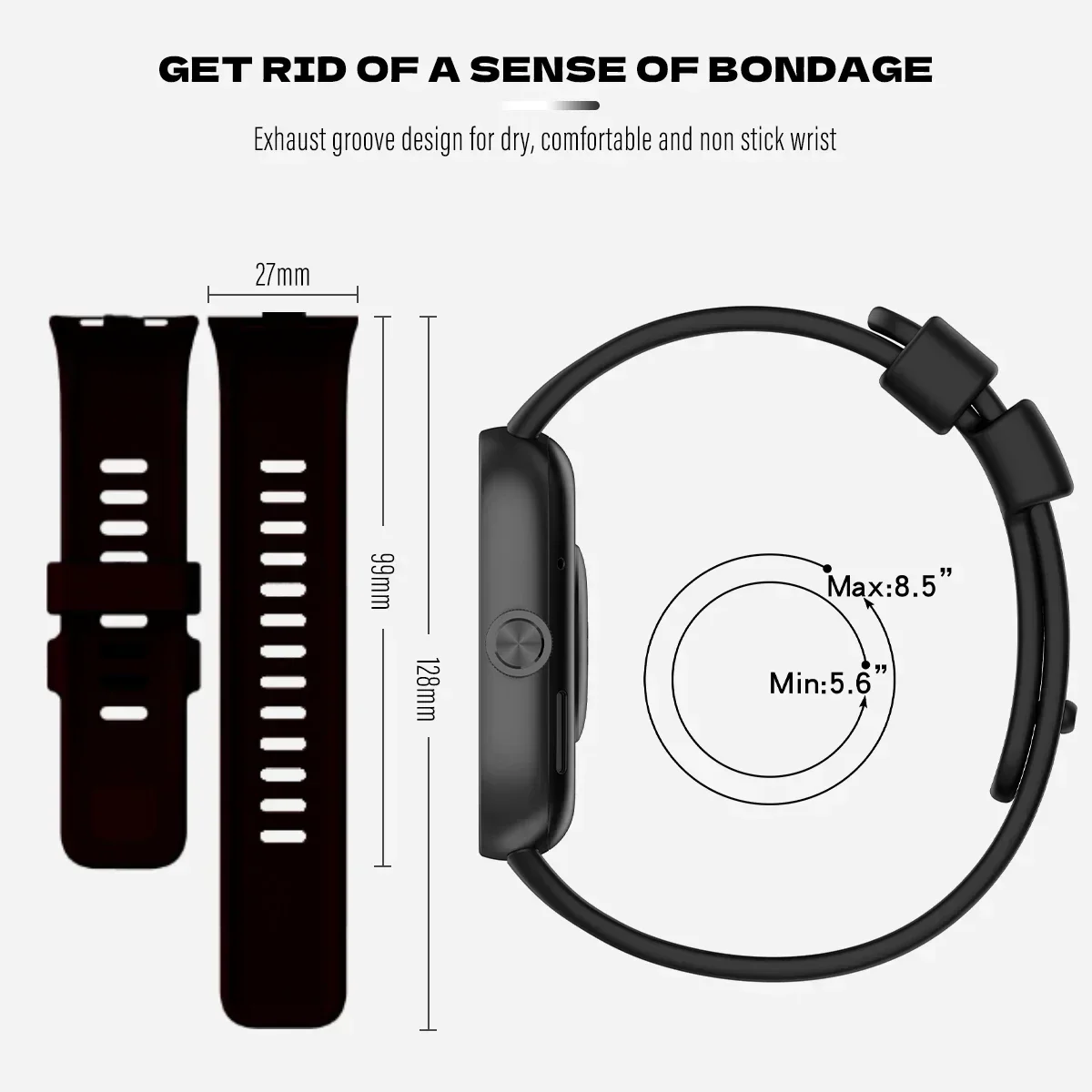 Xiaomi Redmi için Watchband +  - Xiaomi Smartwatch Accessories incelemesi ve fiyatı